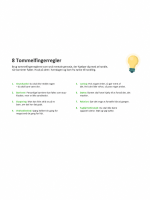 8 tommelfingerregler forside