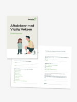Aftalebrev med Vigtig Voksen skolebarnet