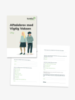 Aftalebrev med vigtig voksen ung